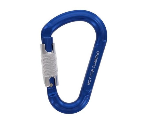 [8490012 120] MOUSQUETON EN ALU AVEC FERMETURE 1/4 DE TOUR - ALU