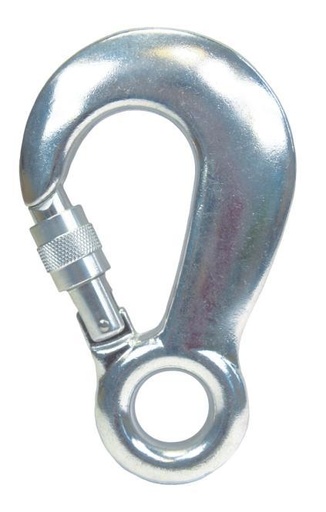 [84940130] GANCHO DE RESORTE DE ALUMINIO CON CASQUILLO ROSCADO - ALUMINIO