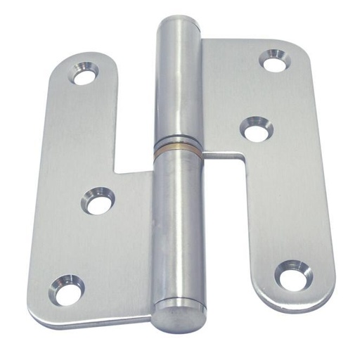  DOOR HINGE, 2-PART - STAINLESS STEEL A2