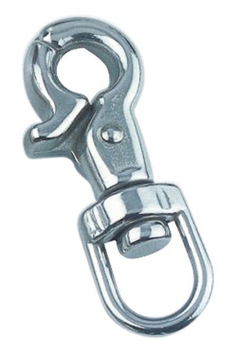 [8534413]  SCATTO A SCATTO CON OCCHIELLO GIREVOLE - ACCIAIO INOX A4