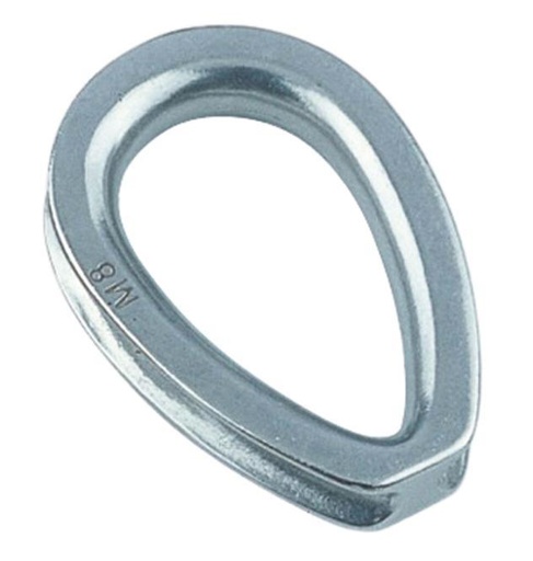 THIMBLE, HEAVY DUTY - STAINLESS STEEL A4