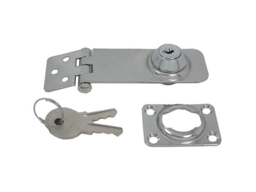 [8588230] CERROJO GIRATORIO CON CERRADURA - ACERO INOXIDABLE A2