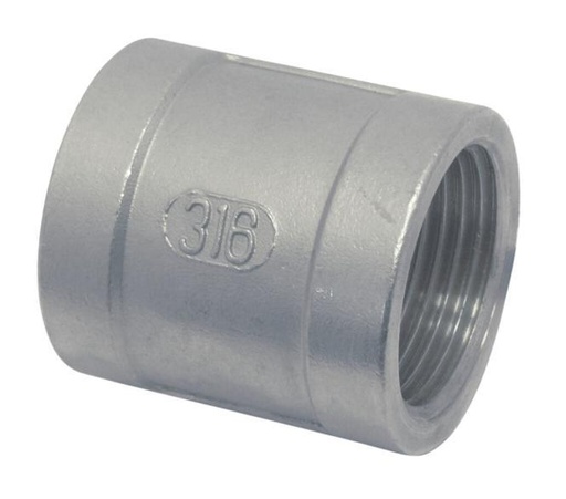 SOCKET WITH INTERNAL THREAD - STAINLESS STEEL A4