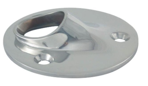 BASE ROTONDA PER SALDATURA, 45° - ACCIAIO INOX A4