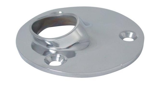 EMBASE CHANDELIER À SOUDER 60°, PLATINE RONDE - INOX A4