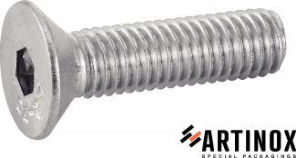 TORNILLOS CABEZA AVELLANADA CON HEXAGONO INTERIOR - ACERO INOXIDABLE A2