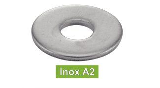 [DIN 9021] RONDELLE PIATTE LARGHE - ACCIAIO INOX A2