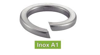 [DIN 7980] ARANDELAS HELICOIDAL DE PRESION CON SECCION CUADRADA - Stainless steel a1 (NFE25-515, UNI 4464A)