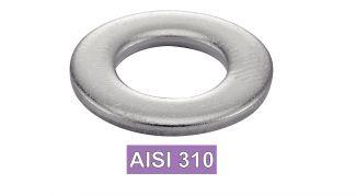 [DIN 125 A] RONDELLES PLATES DECOUPEES - AISI 310 (SIMILAR ISO 7089, UNI 6592)