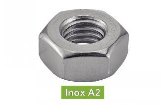 [DIN 934] TUERCAS HEXAGONALES - Acero inoxidable a2 (similar ISO 4032, NFE25-401, UNI 5588)