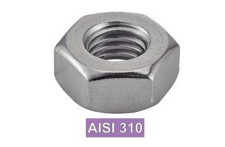 [DIN 934] SECHSKANTMUTTERN FÜR HOHE TEMPERATUREN - AISI 310 (ÄHNLICH ISO 4032, NFE25-401, UNI 5588)