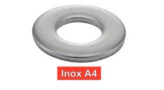 [NFE 25513] RONDELLES PLATES MOYENNES TYPE M - INOX A4 (NFE25-514, ISO 7089)