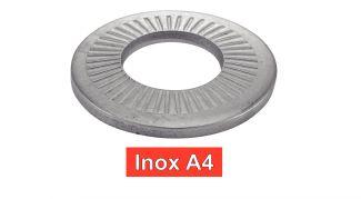 RONDELLES CONIQUES STRIÉES SERIE MOYENNE - INOX A4