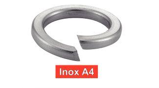 [DIN 7980] RONDELLES ELASTIQUES -GROWER- SECTION CARREE - INOX A4 (NFE25-515, UNI 4464A)