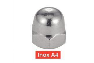 [DIN 1587] HEXAGON CAP NUTS - STAINLESS STEEL A4 (UNI 5721)