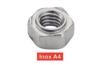 [DIN 929] DADI ESAGONALI PER SALDATURA - ACCIAIO INOX A4 (NFE25-418)