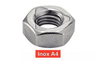 [DIN 980] TUERCAS HEXAGONALES DE SEGURIDAD TODO METAL - ACERO INOXIDABLE A4 (BASE DIN 934, ISO7042)