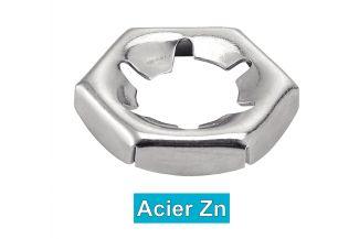 [DIN 7967] PAL TUERCAS HEXAGONALES DE SEGURIDAD - ACERO ZINCADO (NFE27-460)