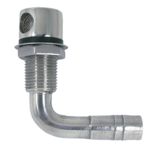 VENTILACIÓN DEL TANQUE, 90° - ACERO INOXIDABLE A4