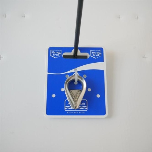 DEDAL CON BARRA - ACERO INOXIDABLE A4