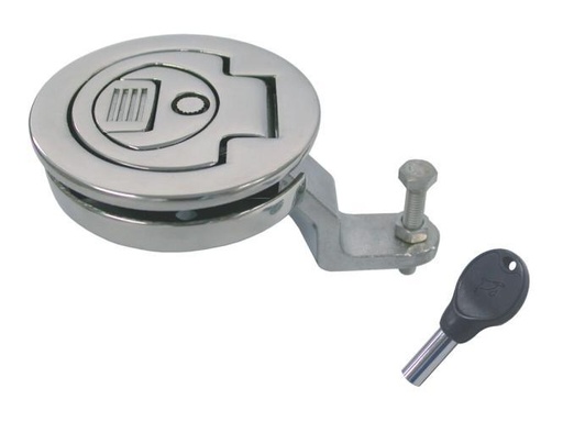 [814060461] MANIGLIA DI SOLLEVAMENTO CON SERRATURA - ACCIAIO INOX A4