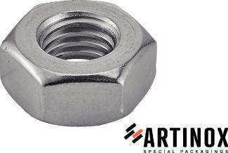 [DIN 934] TUERCAS HEXAGONALES - ACERO INOXIDABLE A2 (SIMILAR ISO 4032, NFE25-401, UNI 5588)