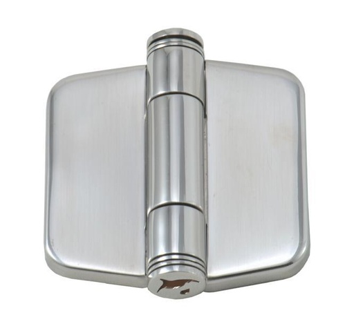 [814820442 45] CHARNIÈRE AVEC COUVERCLE À DÉCLIC - INOX A4
