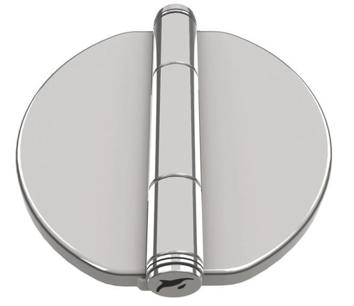 [814823470 65] BISAGRA CON TAPA A PRESIÓN - ACERO INOXIDABLE A4