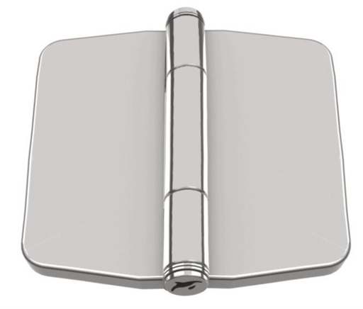 [814824478 83] HINGE WITH SNAP-DOWN COVER - STAINLESS STEEL A4