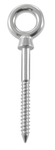 EYE BOLT WITH WOOD THREAD - STAINLESS STEEL A4