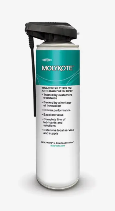SPRAY MOLYKOTE PARA CONJUNTOS ANTIADHERENTES DE ACERO INOXIDABLE 400ml ...
